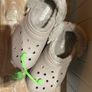 Crocs Lined Fuzz faux fur Strap Clog beige new Image 6