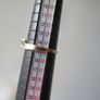 Vintage 9c Gold 375 Diamond Chevron Ring 1,5g Image 9