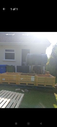 Wooden storage container