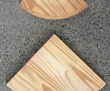 Corner shelves