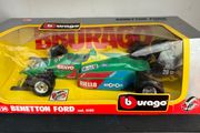 Burago Cod 6102 Die-cast 1:24 Scale Benetton Ford Racing Car