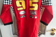 Kids racing driver costume with cap