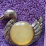 Miss Selfridge Vintage-Style Swan Brooch (Early 2010s) Image 5