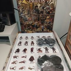 Pathfinder Pawns Rpg Npc Codex Box opened but Never Used Complete And Unpunched With sealed Bases