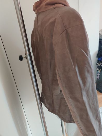 F&F brown faux leather jacket size UK20 EU48 Postage included