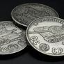 3pcs WWII Tank Replica Coin Set - T-34/T-54/KV-2 Metal Badges, 1945 Victory Day Collectible Coins. New, unopened. Image 2