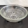 Vintage Clear Pressed Glass Footed Dessert Bowls Set of 8 Retro Sundae Dishes Image 7