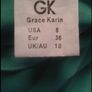 Grace Karin Diamante Cross Strap -Low Back Fitted Formal Debs/Prom/Maxi Dress Image 7