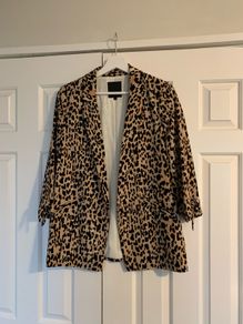 River Island Leopard Print Blazer