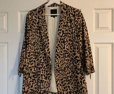 River Island Leopard Print Blazer