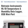 Rotronic Instruments HL-1D Temperature & Humidity Data Logger, USB Mini-Port Image 3