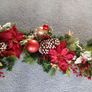 Large fireplace Christmas garland Image 3