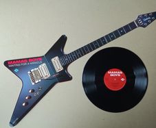 MAMA'S BOYS collectable record cardboard guitar Metal
