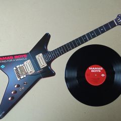 MAMA'S BOYS collectable record cardboard guitar Metal