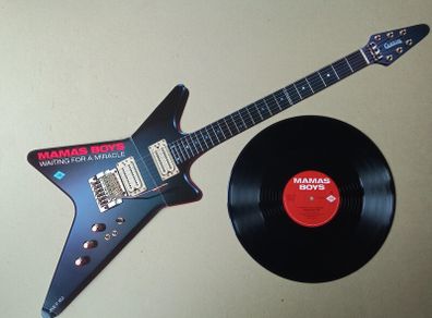 MAMA'S BOYS collectable record cardboard guitar Metal