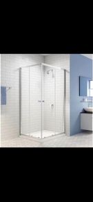Merlyn easy corner shower door chrome see below