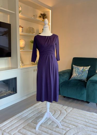 Brand-New Ladies Purple Dress from L.K. Bennett London. Size UK 8 / EU 36