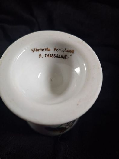 French vintage Dussault cup/minivase/mazagran