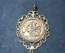 King George Gold Pendant