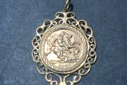 King George Gold Pendant