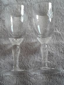 GLASSES - Pair of - Engraved