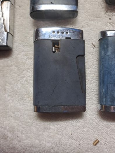 Ronson Old School gas lighters.