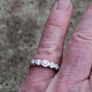 18k Gold and Platinum Diamond Engagement Ring Image 3