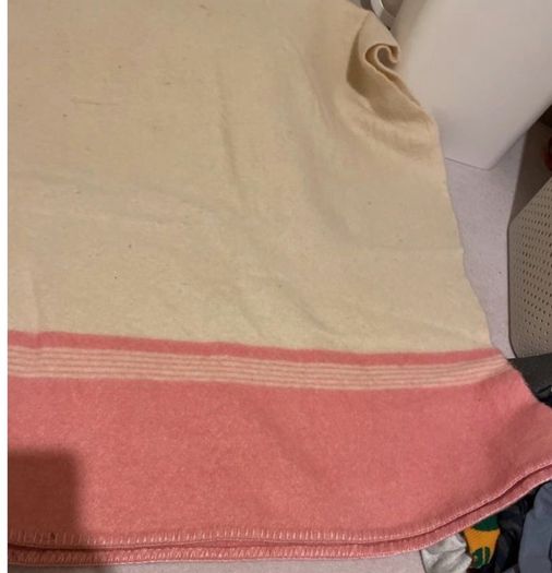 Vintage wool blanket Large