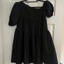 Elegant black balloon dress Image 2