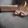 Shoes/Lunar Occasion Pink/Beige Bow Shoes  and Bag Size 5 UK  ..  Price Drop Image 6