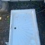 Shower Tray and Sliding Shower door + Glass pane Image 3