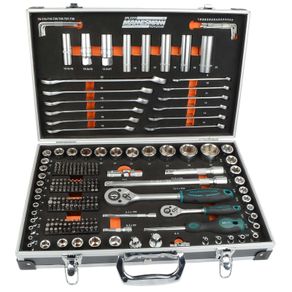 Bruder Mannesmann 232 Piece Socket Box 1/4 & 1/2