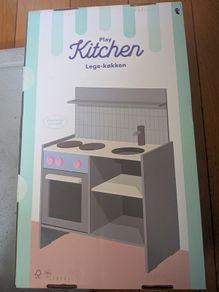 Wooden play kitchen