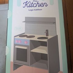 Wooden play kitchen