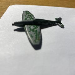 Spitfire plane vintage metal