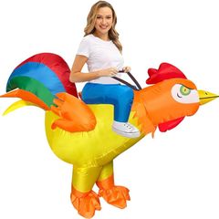 Inflatable Costume Chicken Halloween Costumes Adult Kid Inflatable Costumes for Men Women Blow up Costumes Funny Fancy Dress Party