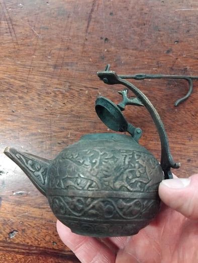 Vintage Ottoman oil lamp