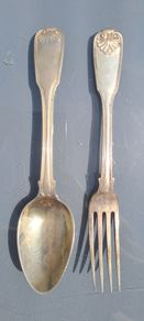 Sterling Silver fork and spoon