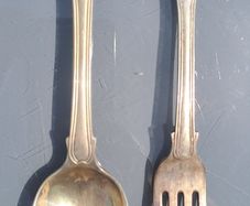 Sterling Silver fork and spoon