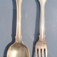 Sterling Silver fork and spoon