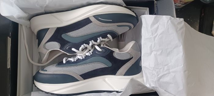 Arne technical mens trainers blue white brand new