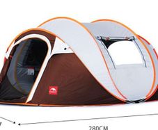 Kommot Super big size camping tent for 4-6 persons Instant Tent, 2/4/6 Person Pop Up Tent, Water Resistant Dome Tent, Easy Setup for Camping Hiking and Outdoor