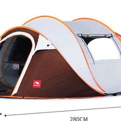 Kommot Super big size camping tent for 4-6 persons Instant Tent, 2/4/6 Person Pop Up Tent, Water Resistant Dome Tent, Easy Setup for Camping Hiking and Outdoor