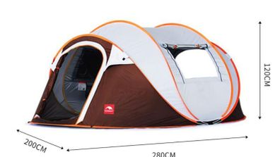 Kommot Super big size camping tent for 4-6 persons Instant Tent, 2/4/6 Person Pop Up Tent, Water Resistant Dome Tent, Easy Setup for Camping Hiking and Outdoor