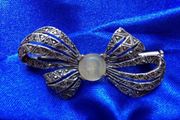 Antique/ Vintage  Cameo Silver Brooch