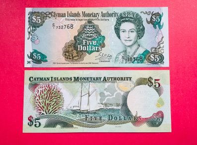 Belize   5 Dollars   2001    SCARCE  ( Uncirculated )
