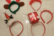 Girls Christmas hairbands
