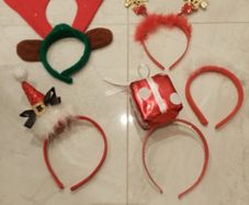 Girls Christmas hairbands