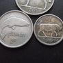 1928 Irish Free State. Set of 3 Silver Coins: Half Crown&Florin&Shilling Image 5
