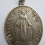 Irish 1948 Sterling Silver Holy Miraculous Medal Esse Matrem Children of Mary 9,2g Image 2